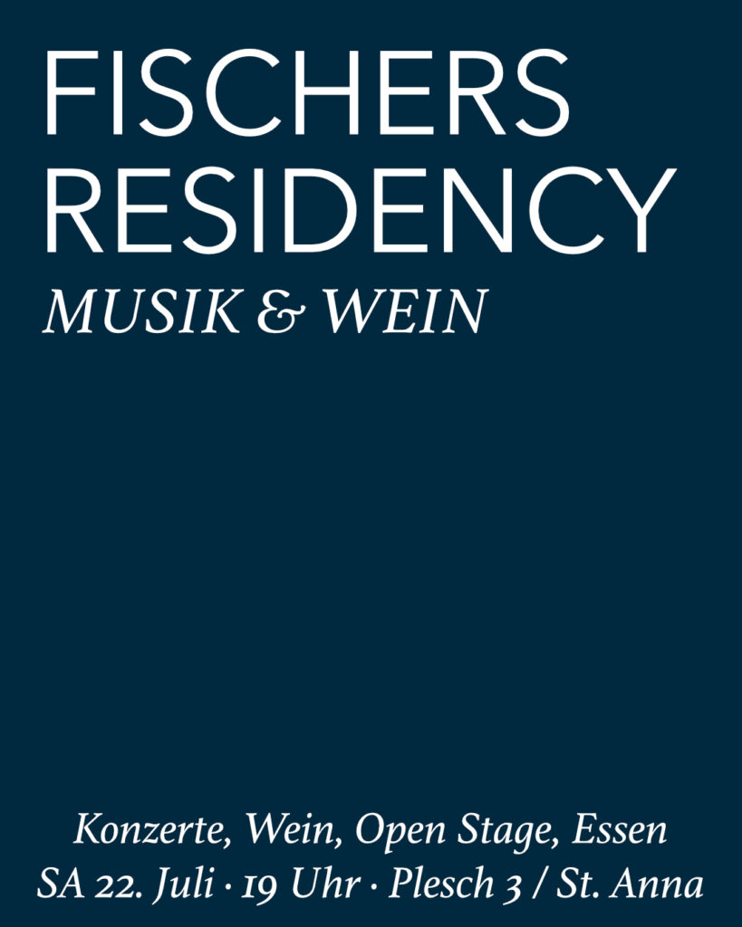 Gikk presents: FISCHERS RESIDENCY vom 21. – 23. Juli 2023 am Weingut Fischer in der Steiermark
